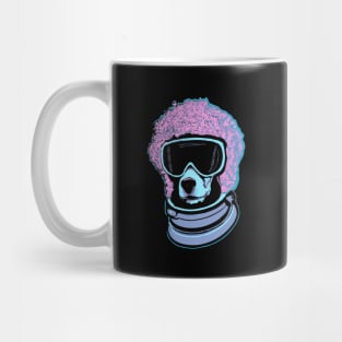 Synthwave Poodle Dog Lover Puppy Mug